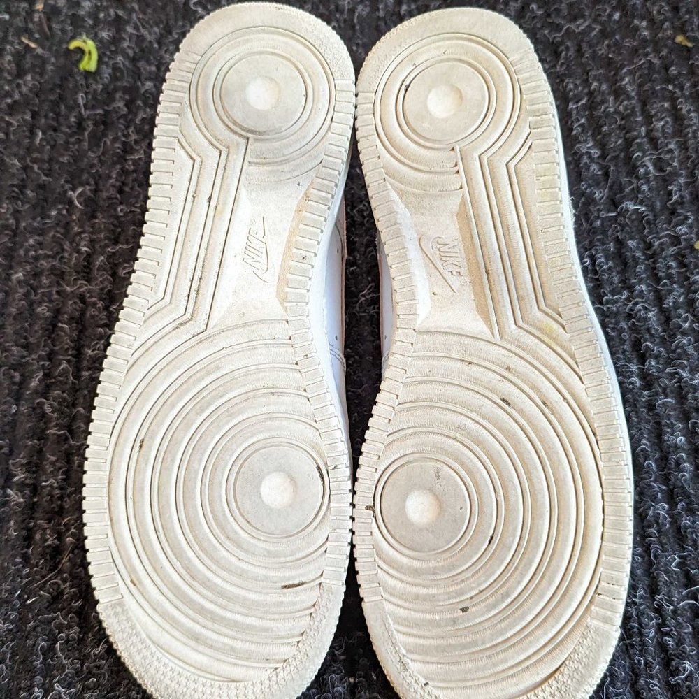 💖HP💖 Nike Air Force 1 Low Leather Trainers AH0287-102 Oracle Pink - Picture 12 of 12